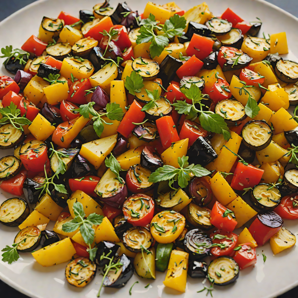 Low-Heat Oven-Roasted Mediterranean Vegetable Medley