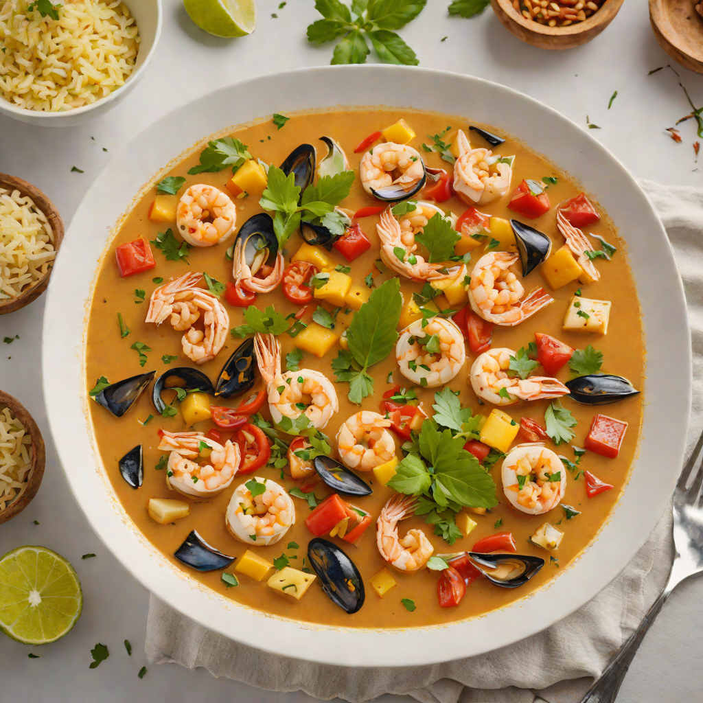 Moqueca Baiana-Style Seafood Stew with Coconut and Palm Oil