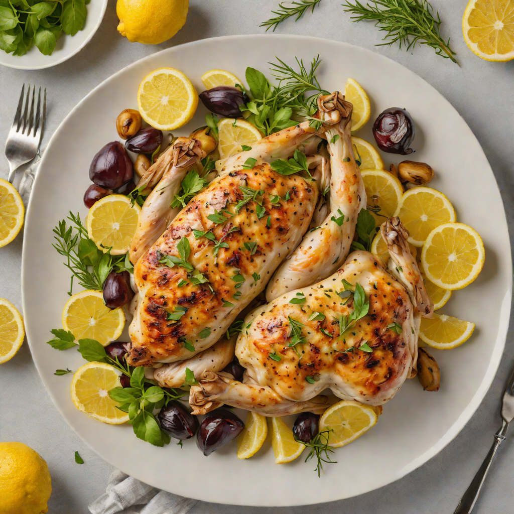 Oven-Roasted Greek Lemon Chicken with Herbs