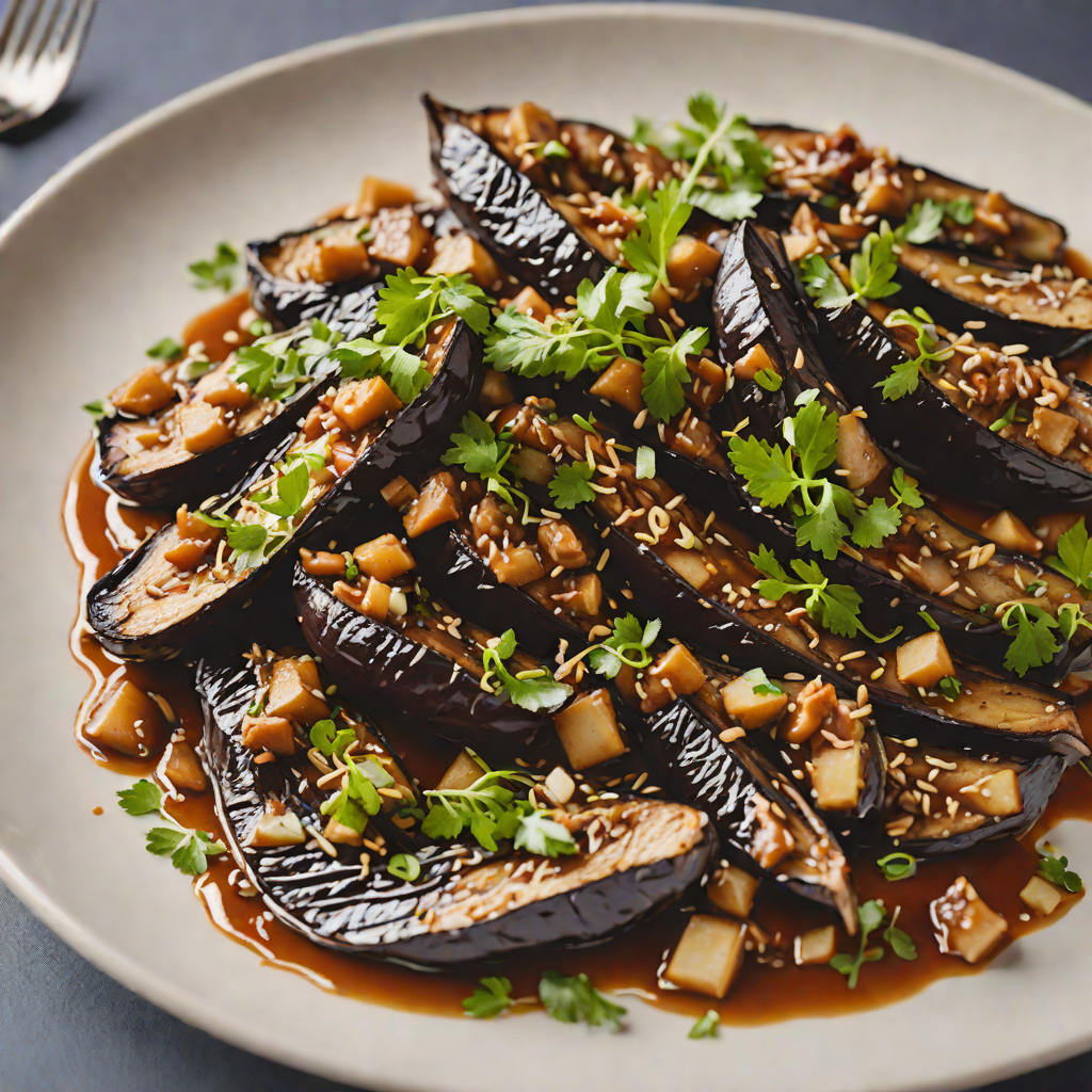 Shanghai-Style Braised Eggplant with Garlic and Soy