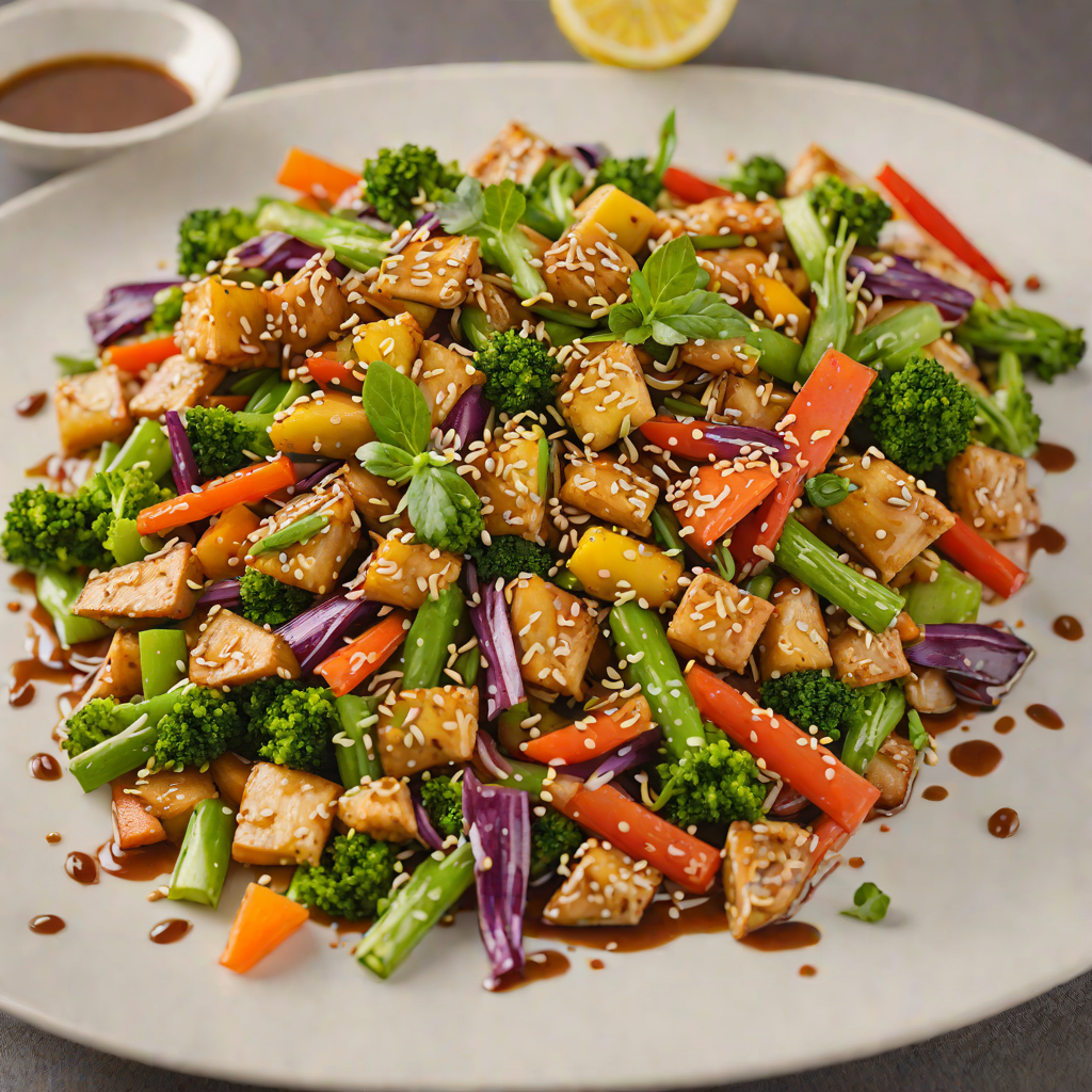 Vegetable Stir-Fry with Ginger-Sesame Soy Glaze