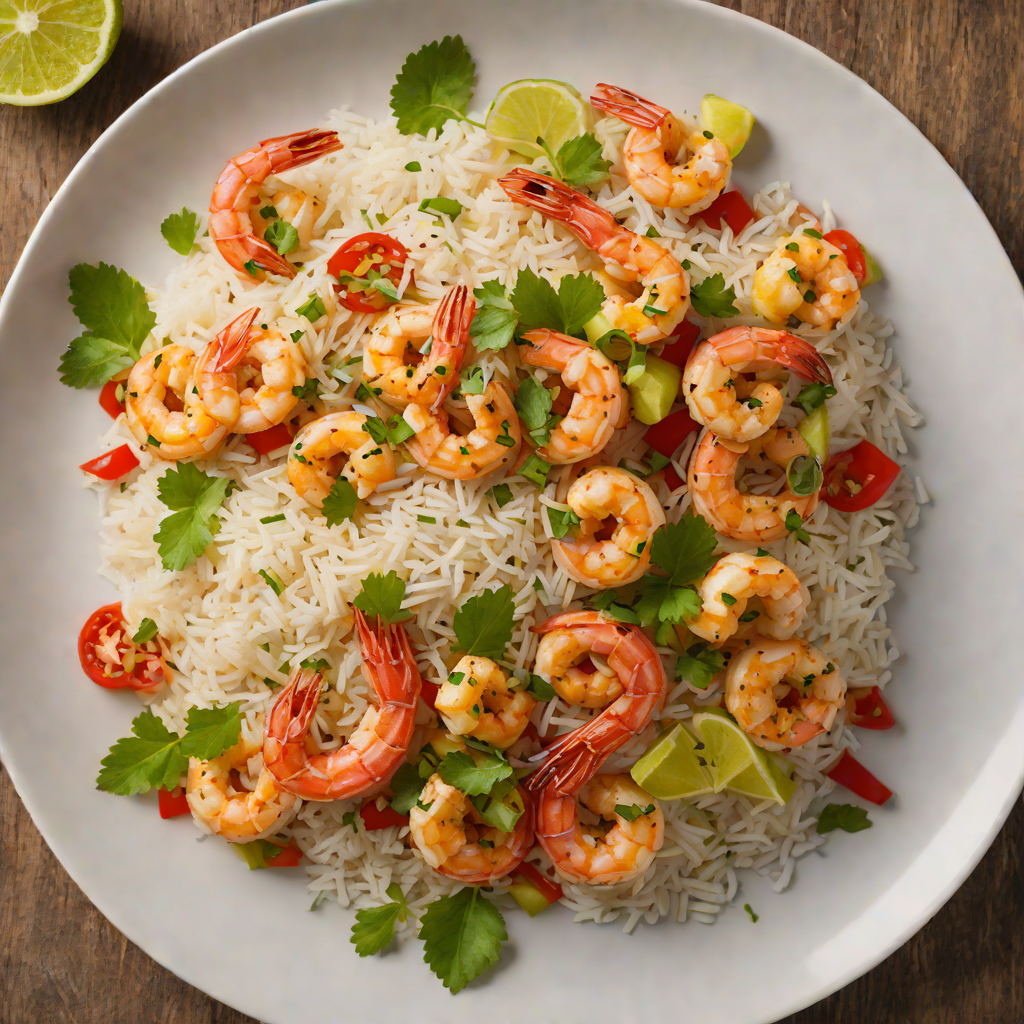 Caribbean Rum-Spiced Shrimp and Coconut Rice Bowl