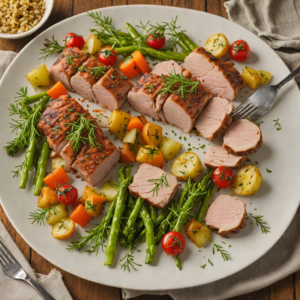 Sheet Pan Herb-Roasted Pork Tenderloin with Vegetables