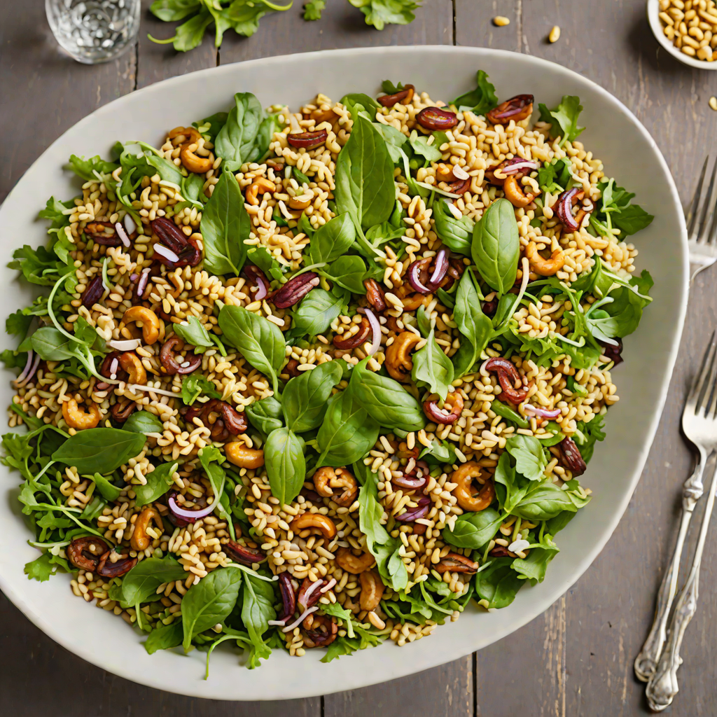 Caramelized Onion and Millet Salad with Roasted Peanuts