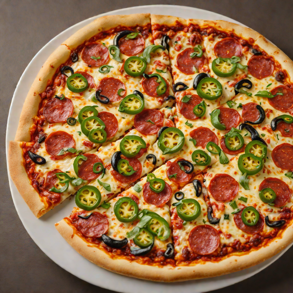 Wood-Fired Spicy Pepperoni and Jalapeño Pizza