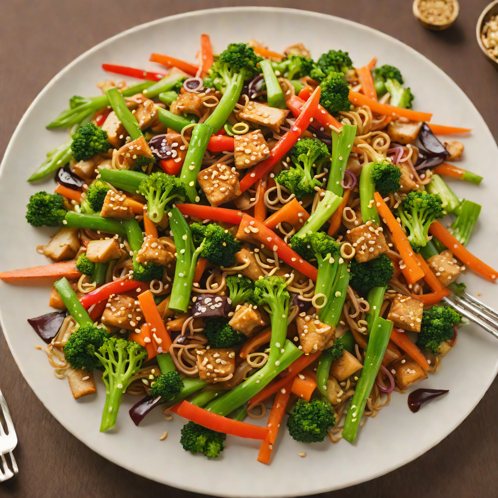 Vegetable Stir-Fry with Garlic Ginger Soy Sauce