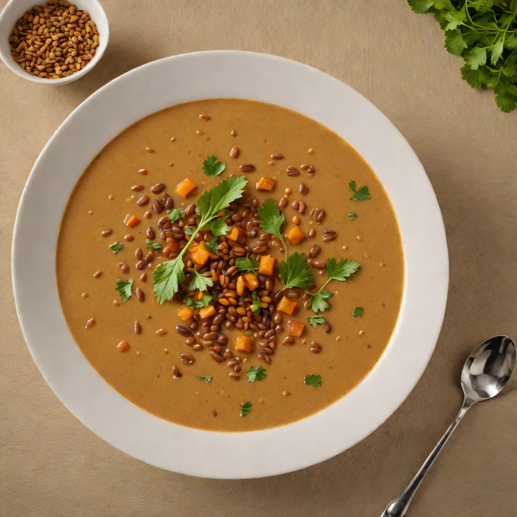 Spiced Gujarati Lentil and Tamarind Soup