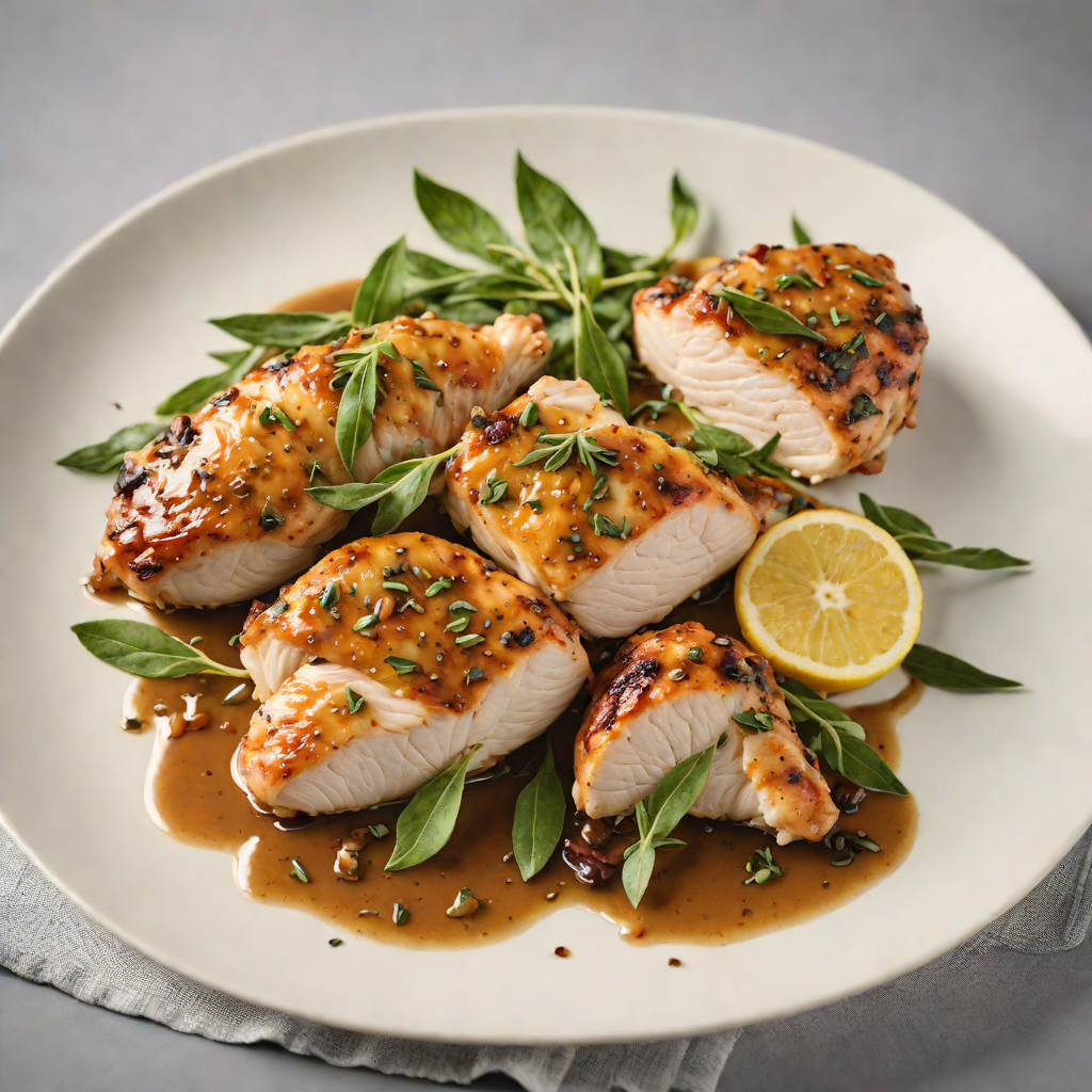 Pan-Seared Chicken with Sage and Shallot Reduction