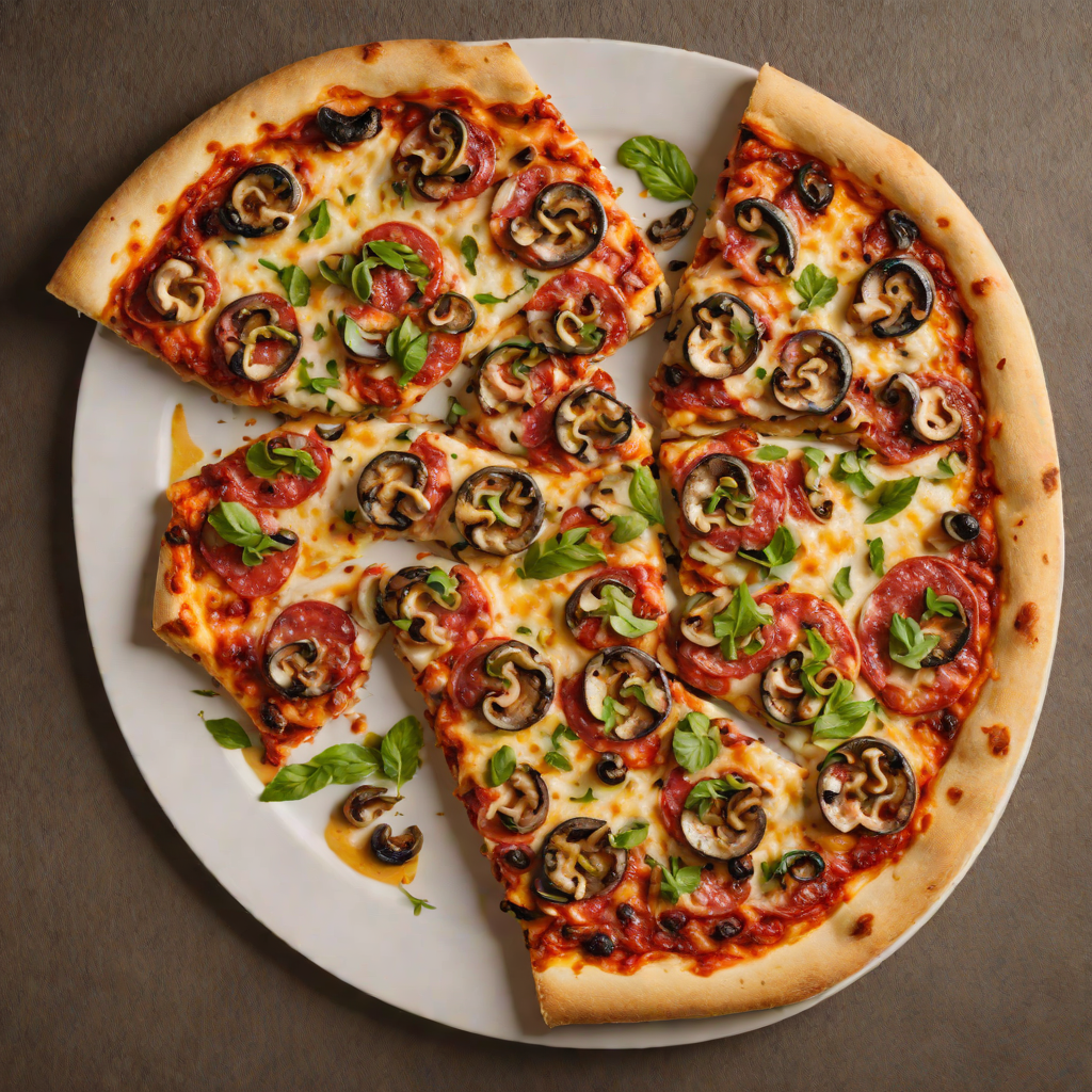 Wood-Fired Pepperoni and Mushroom Individual Pizza
