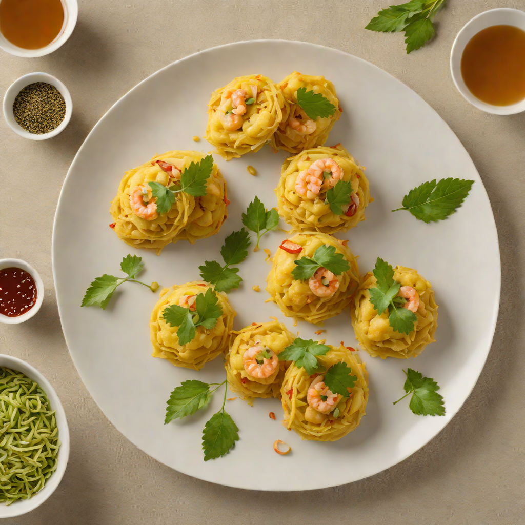 Pan-Fried Banh Xeo with Shrimp and Mung Bean Filling