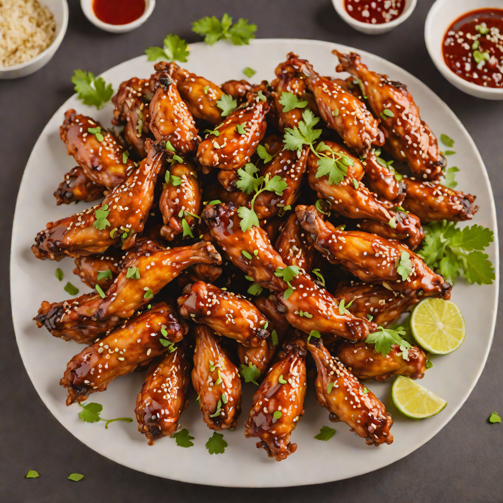 Sweet and Spicy Korean-Style Chicken Wings