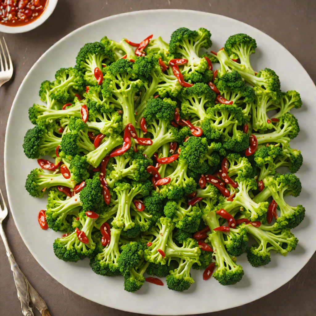 Garlic and Chili Stir-Fried Broccoli