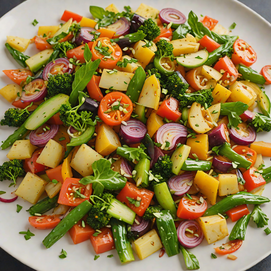 Quick Stir-Fried Regional Vegetable Medley with Garlic and Ginger