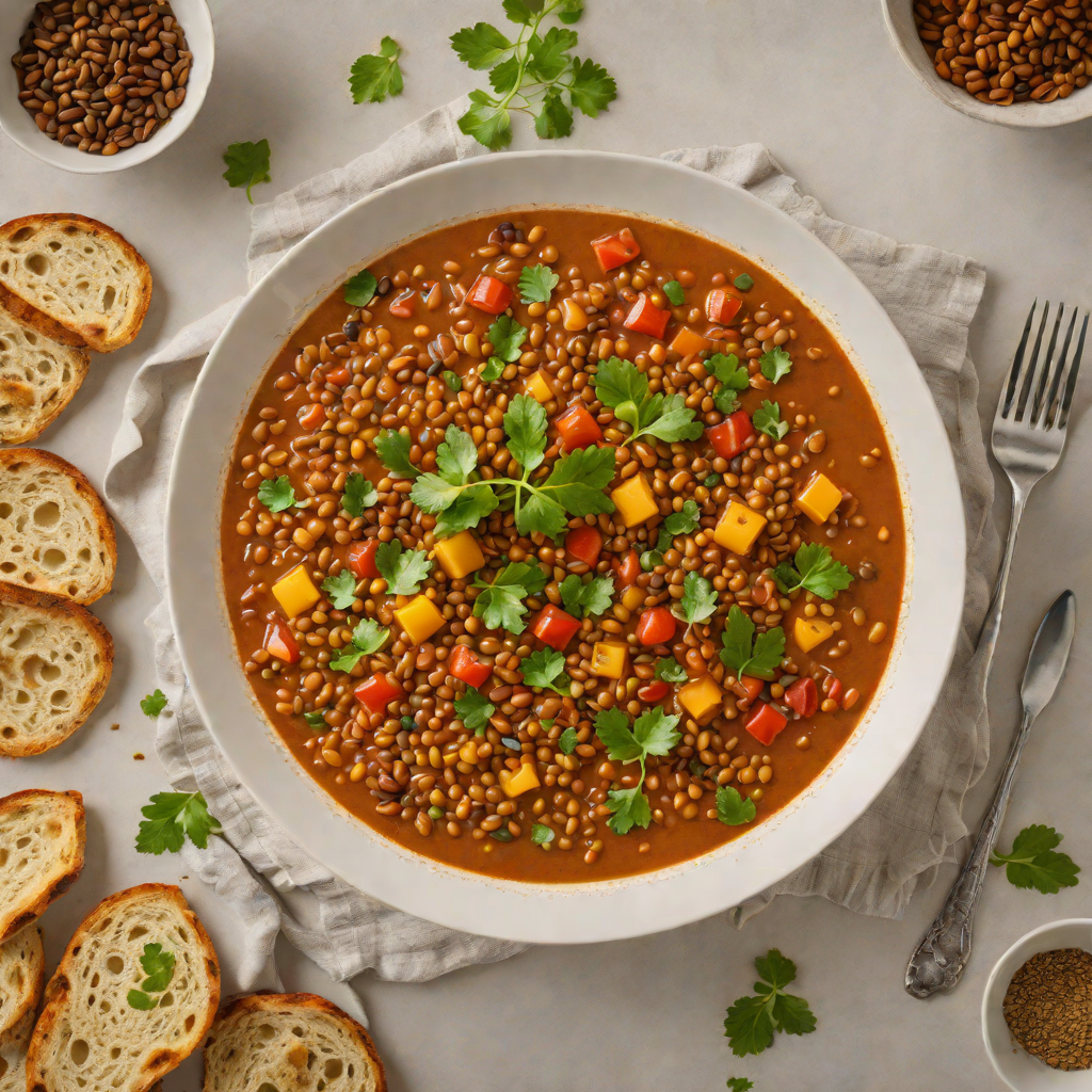 One-Pot Regional Spiced Lentil and Tomato Stew