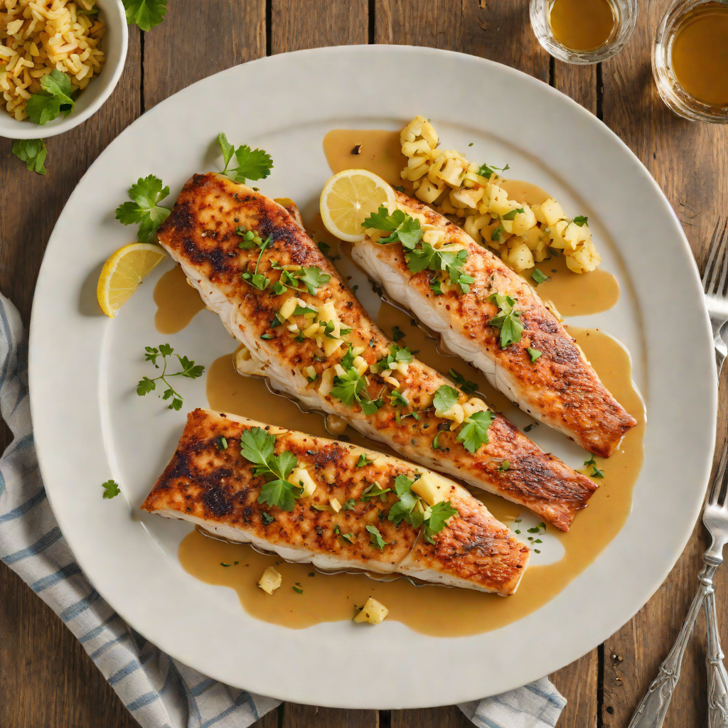 Pan-Seared Catfish with Cajun Spiced Butter