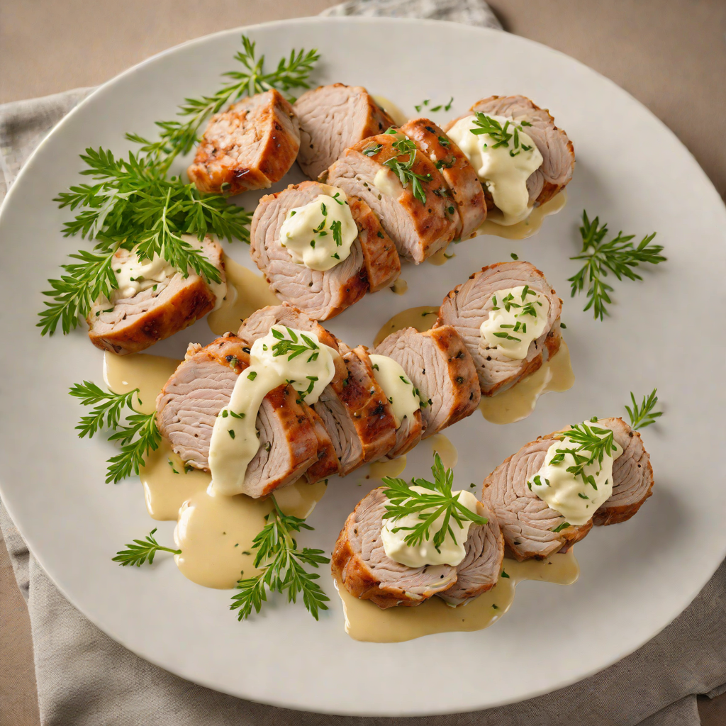 Cream Cheese and Herb-Stuffed Pork Tenderloin