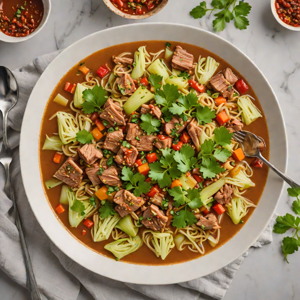 One-Pot Spicy Pork and Cabbage Keto Stew