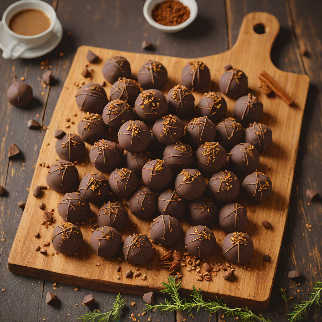 Coffee-Spiced Ethiopian-Inspired Chocolate Truffles