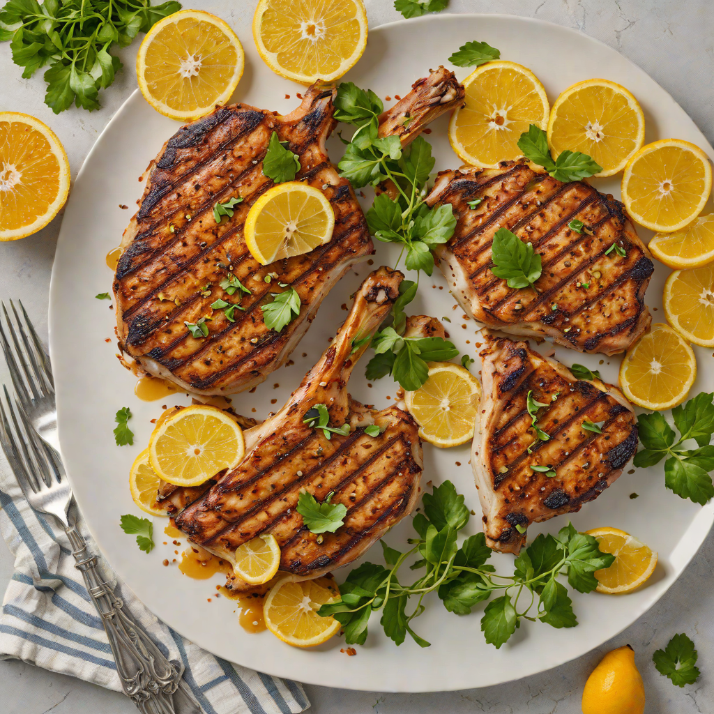 Grilled Citrus-Spiced Pork Chops with Regional Spice Rub