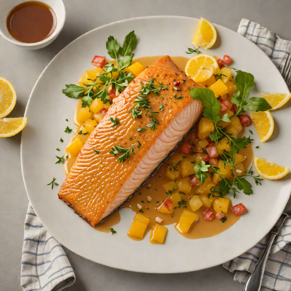 Pan-Seared Arctic Char with North Shore Citrus Glaze