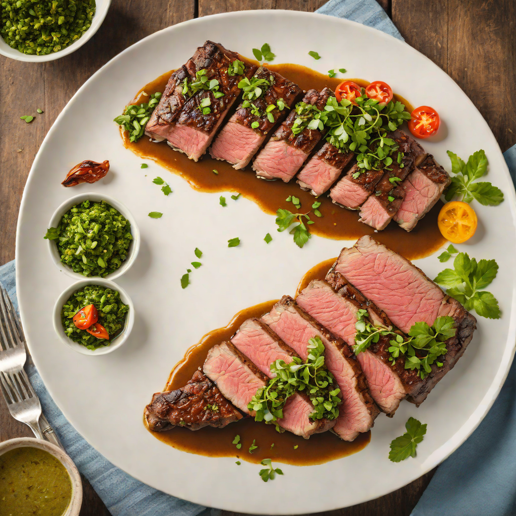 Grilled Picanha Beef with Brazilian Chimichurri