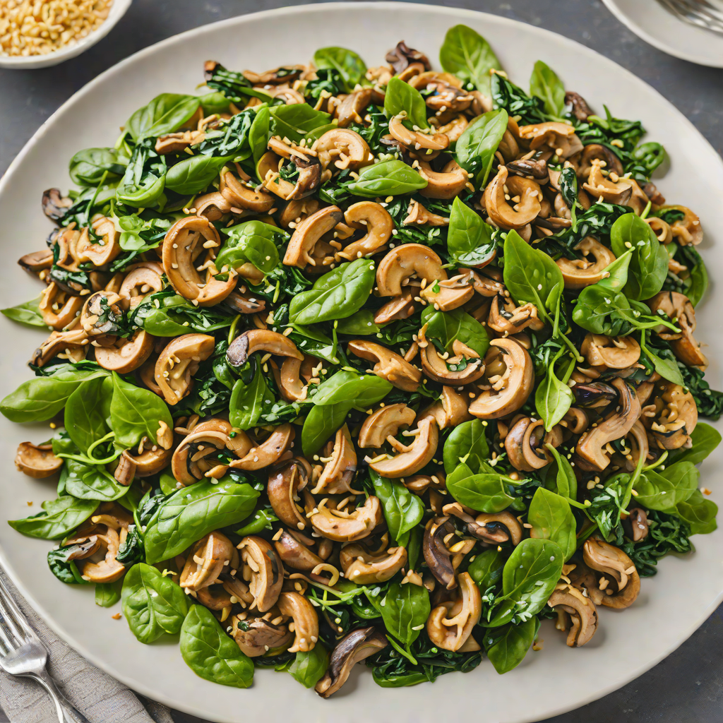 Keto-Friendly Creamy Mushroom and Spinach Stir Fry
