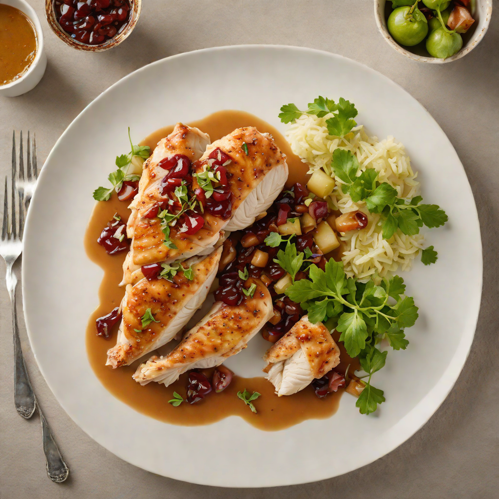 Pan-Seared Chicken with Spiced Apple Chutney