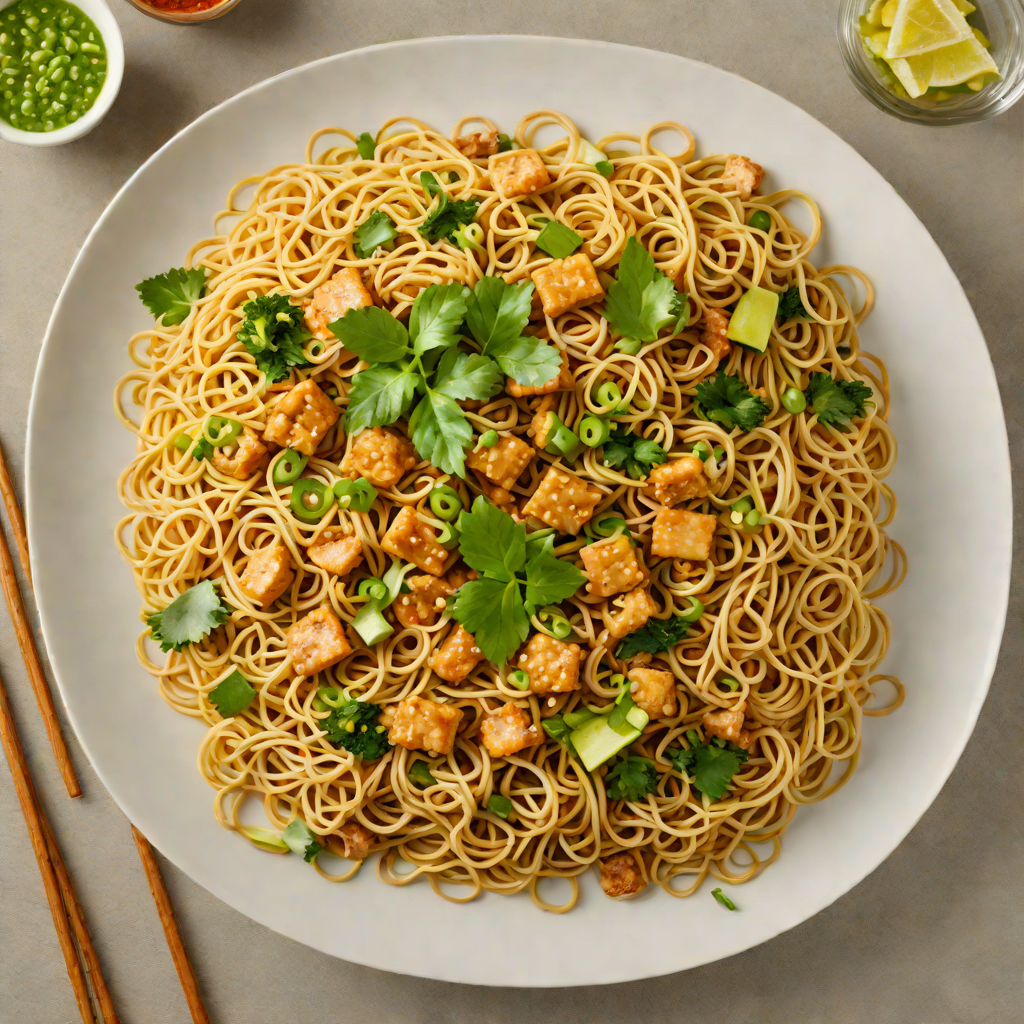 Half-Dose Ginger and Scallion Stir-Fried Noodles