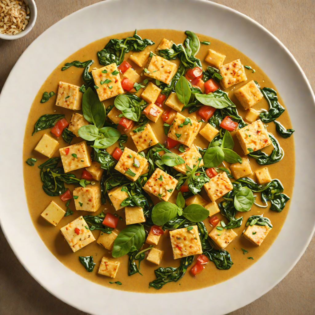 Low-Heat Coconut Curry with Tofu and Spinach