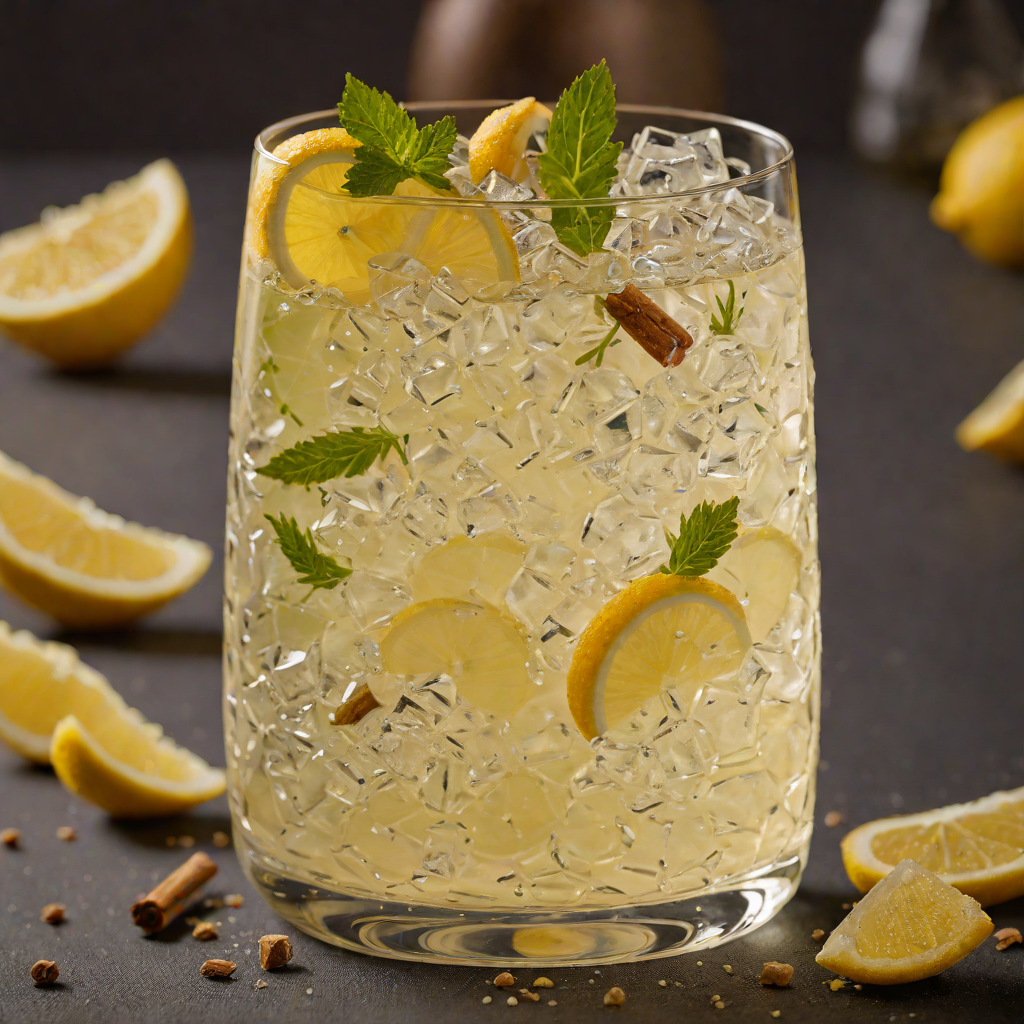 Ginger-Spiced Vodka Collins with Lemon and Honey