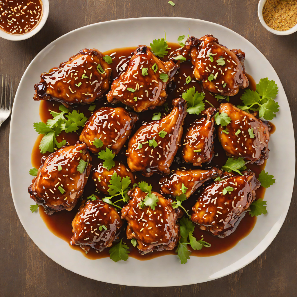Honey-Chili Glazed Korean Chicken Thighs