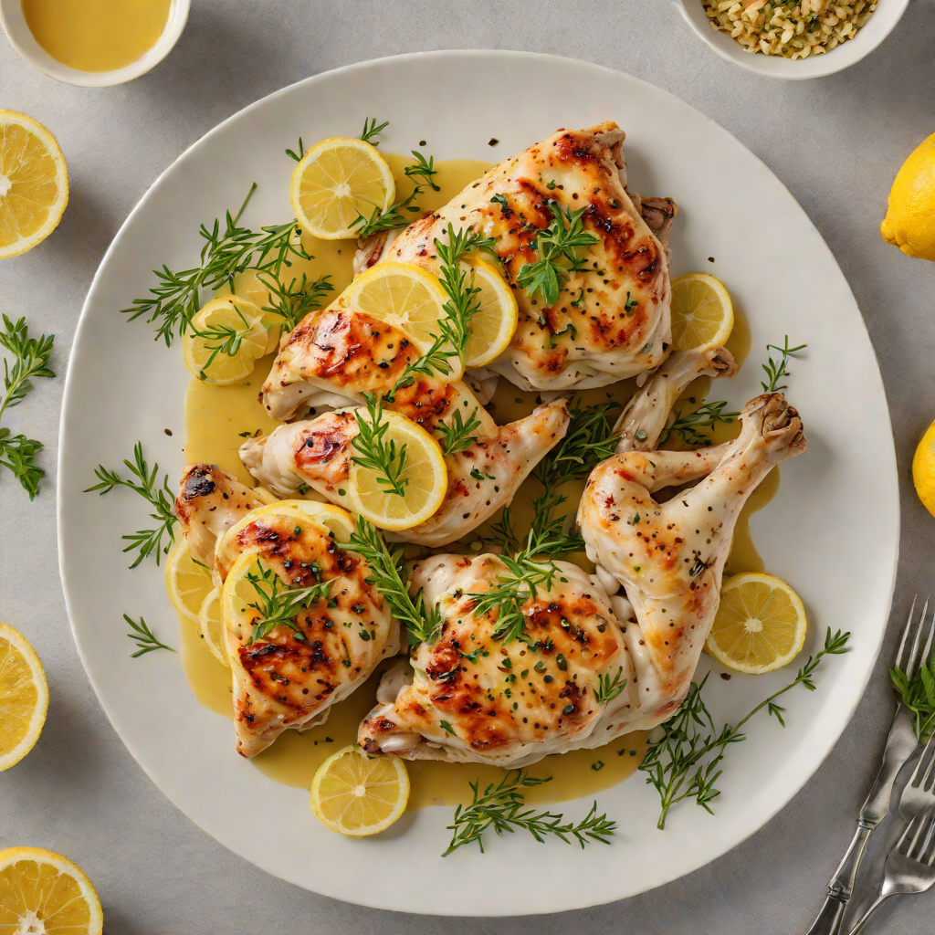 Pan-Seared Lemon-Thyme Chicken with Hidden Garlic Butter