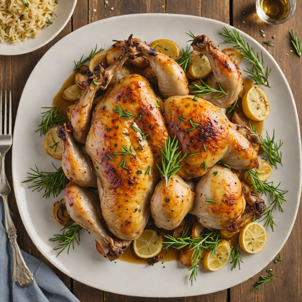 Slow-Roasted Hidden Valley Chicken with Rosemary and Garlic