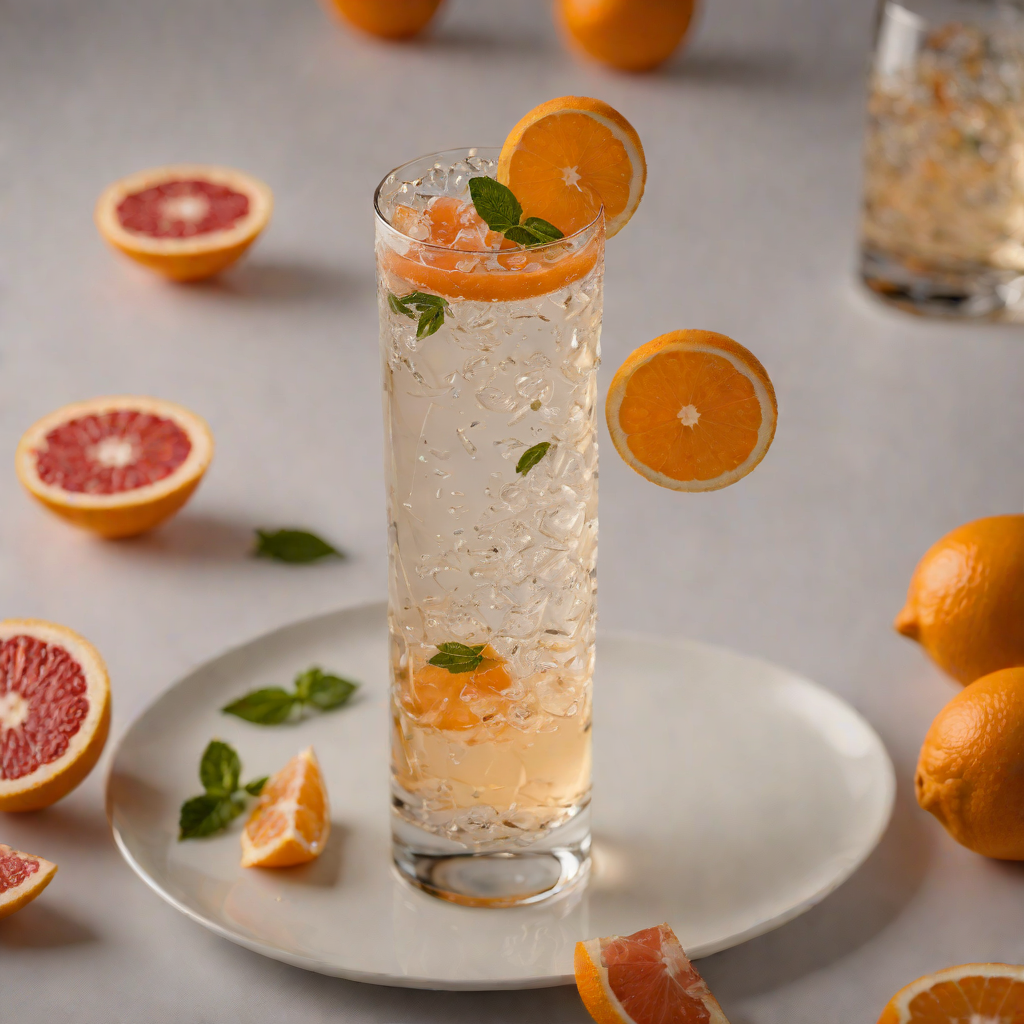 Shaken Vodka Grapefruit Sparkler