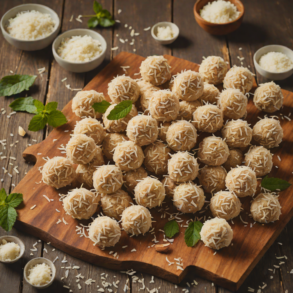 Cassava Flour Beijinho Coconut Truffles