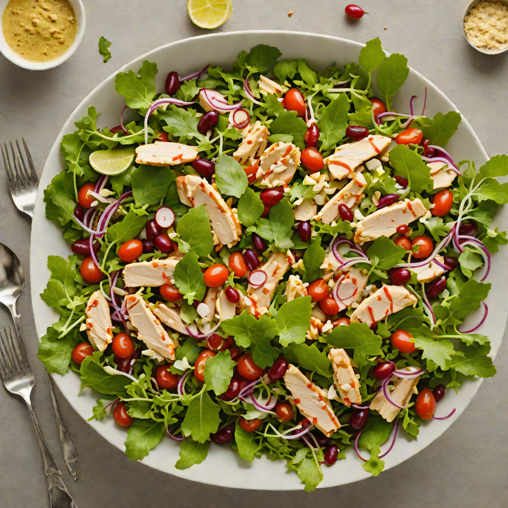 Macadamia and Quandong Chicken Salad with Finger Lime Dressing