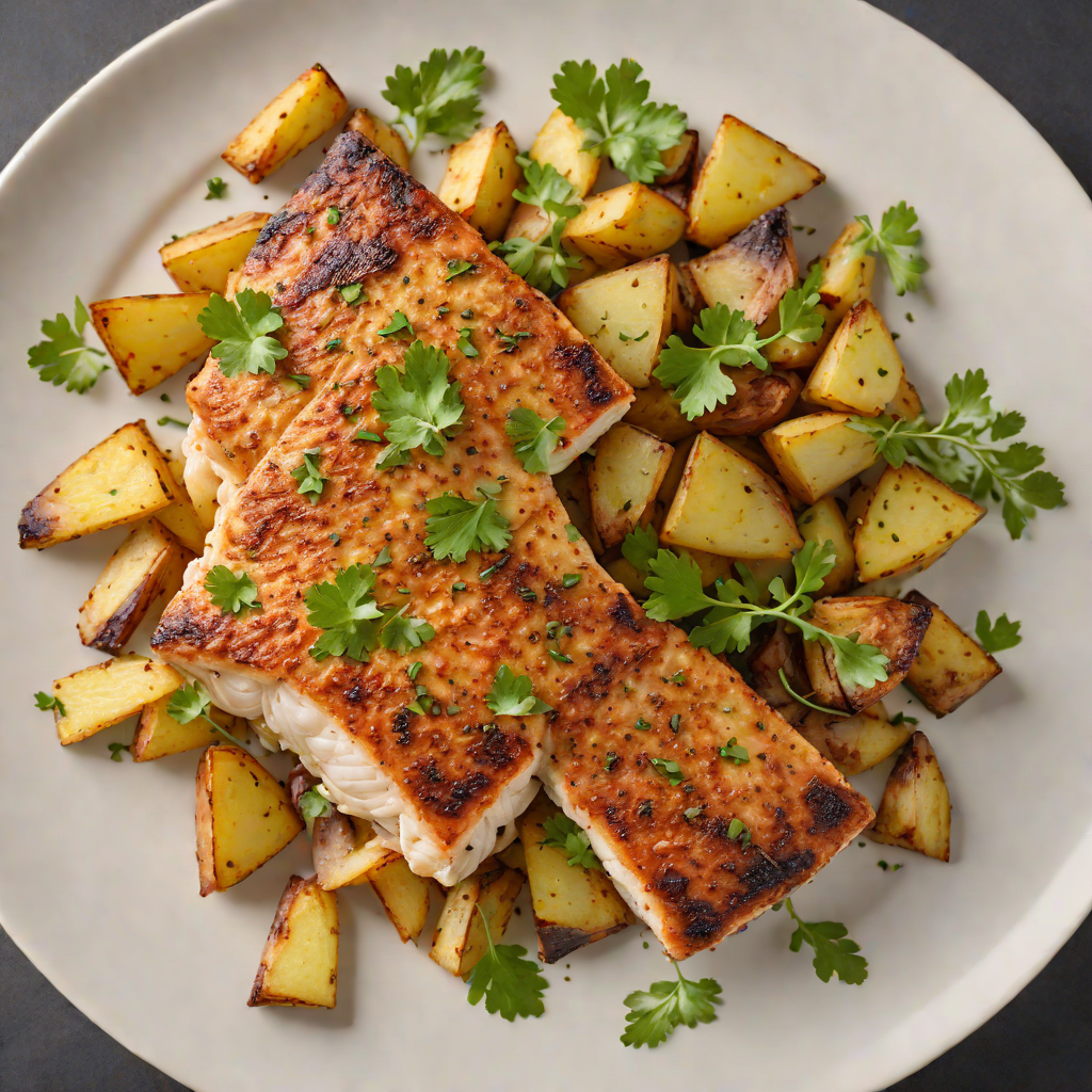 Pan-Seared Catfish with Cajun-Spiced Roasted Potatoes