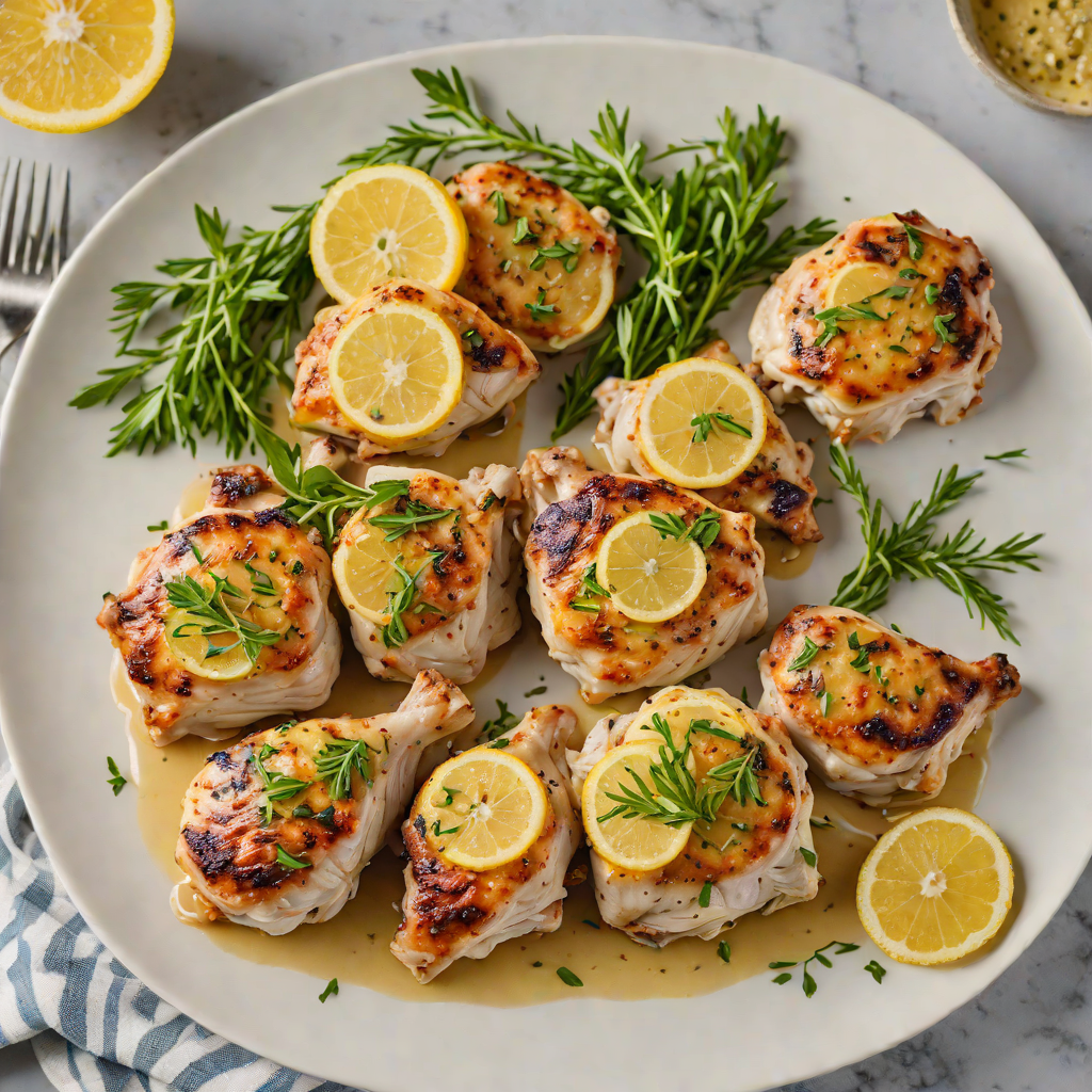 Pan-Seared Lemon Thyme Chicken Thighs with Garlic Butter
