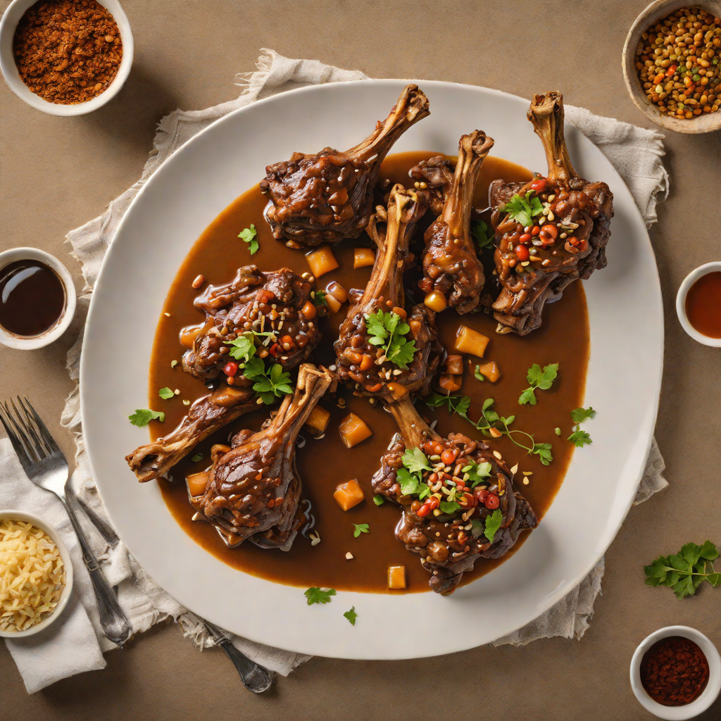 Ethiopian-Inspired Coffee Spice Braised Lamb Shanks