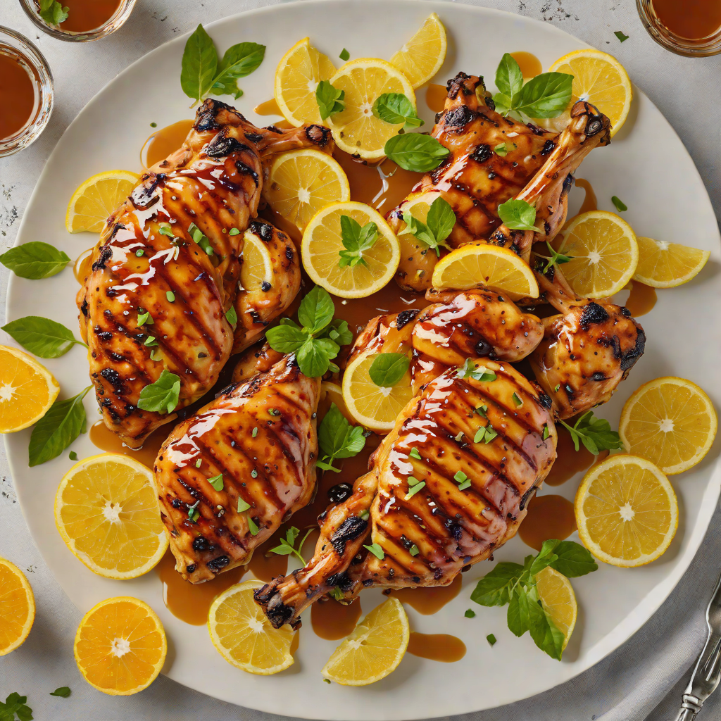 Grilled Cajun-Spiced Chicken with Citrus-Honey Glaze