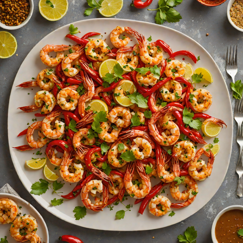 Sheet Pan Cajun-Spiced Shrimp with Roasted Red Peppers