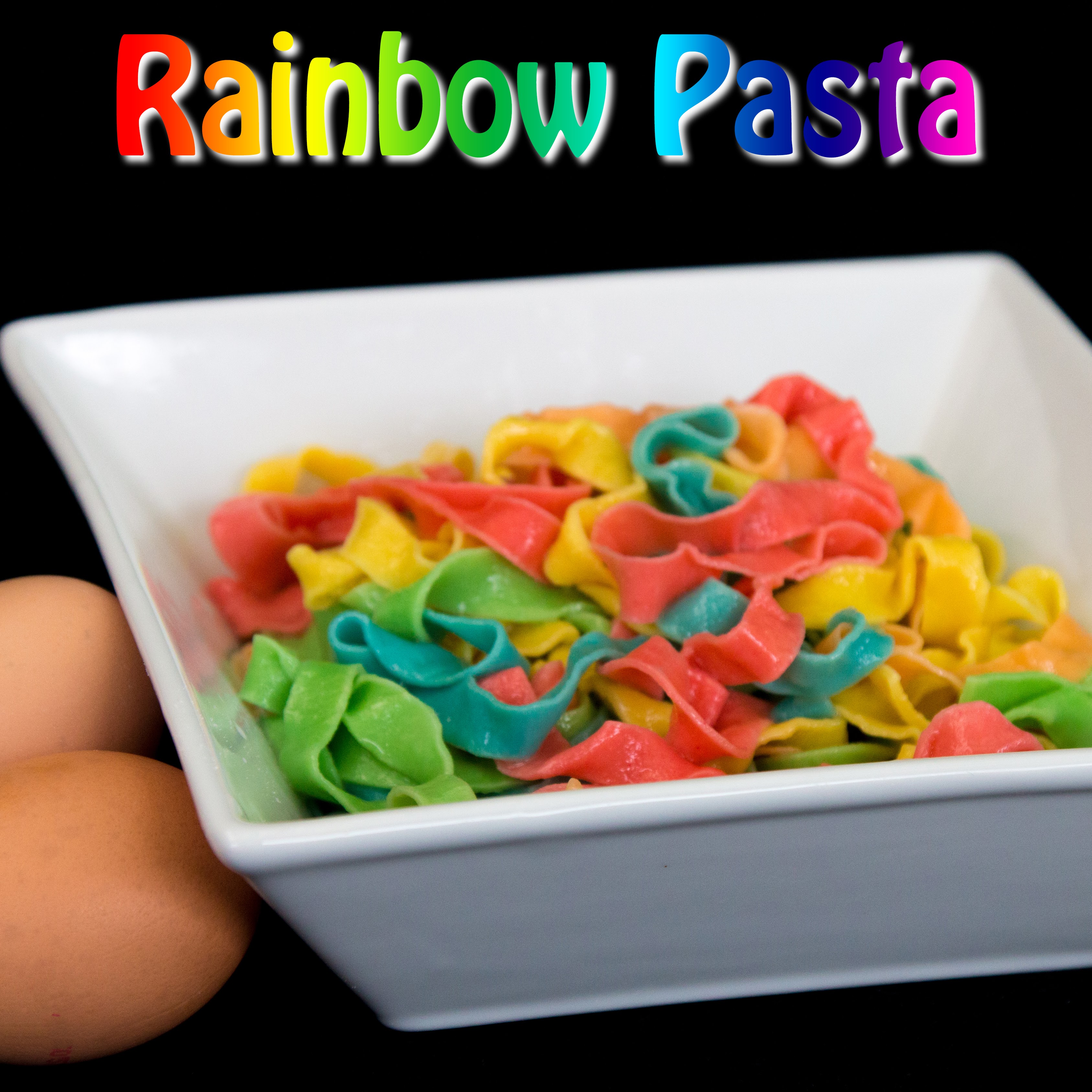 Rainbow Pasta Bakes with Herb Butter