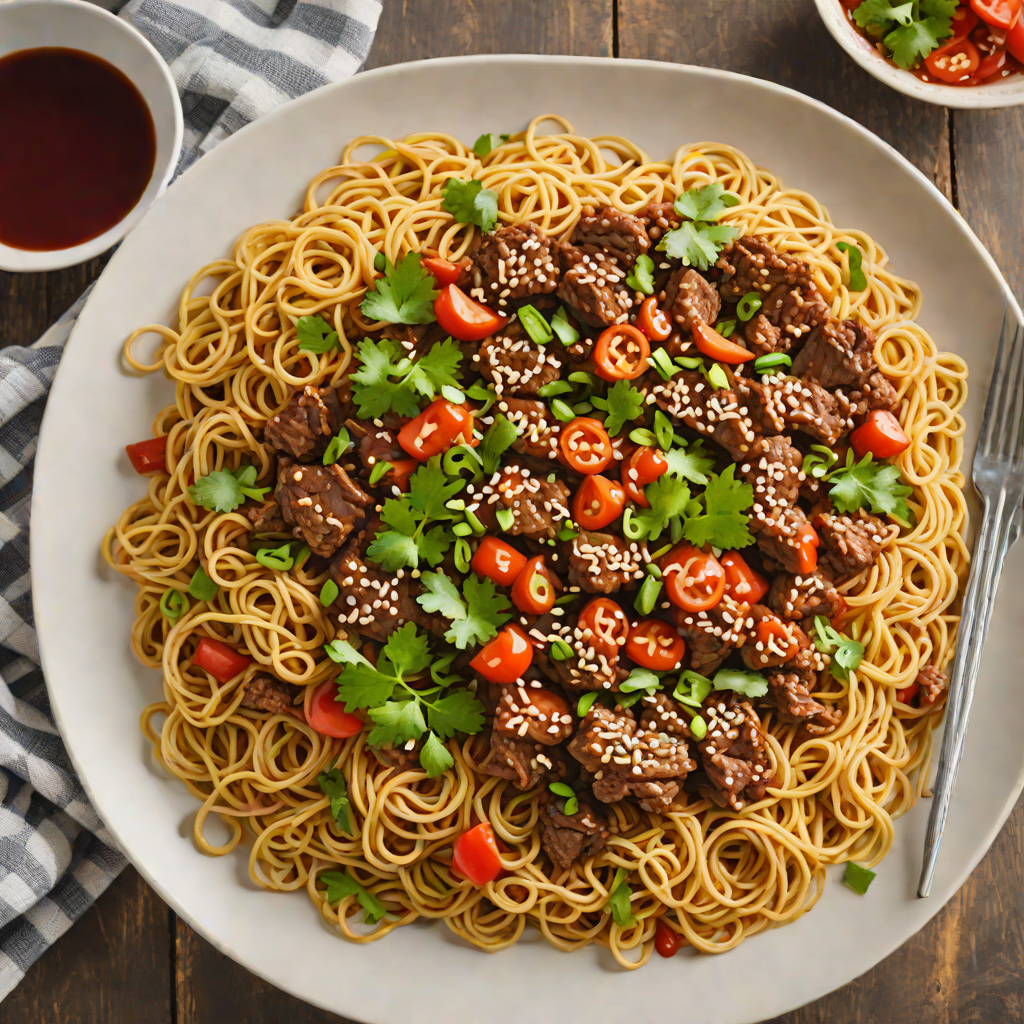 One-Pot Spicy Korean Beef and Gochujang Noodles