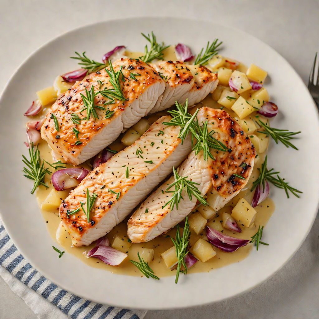 Sautéed Chicken Breast with Rosemary and Garlic Butter