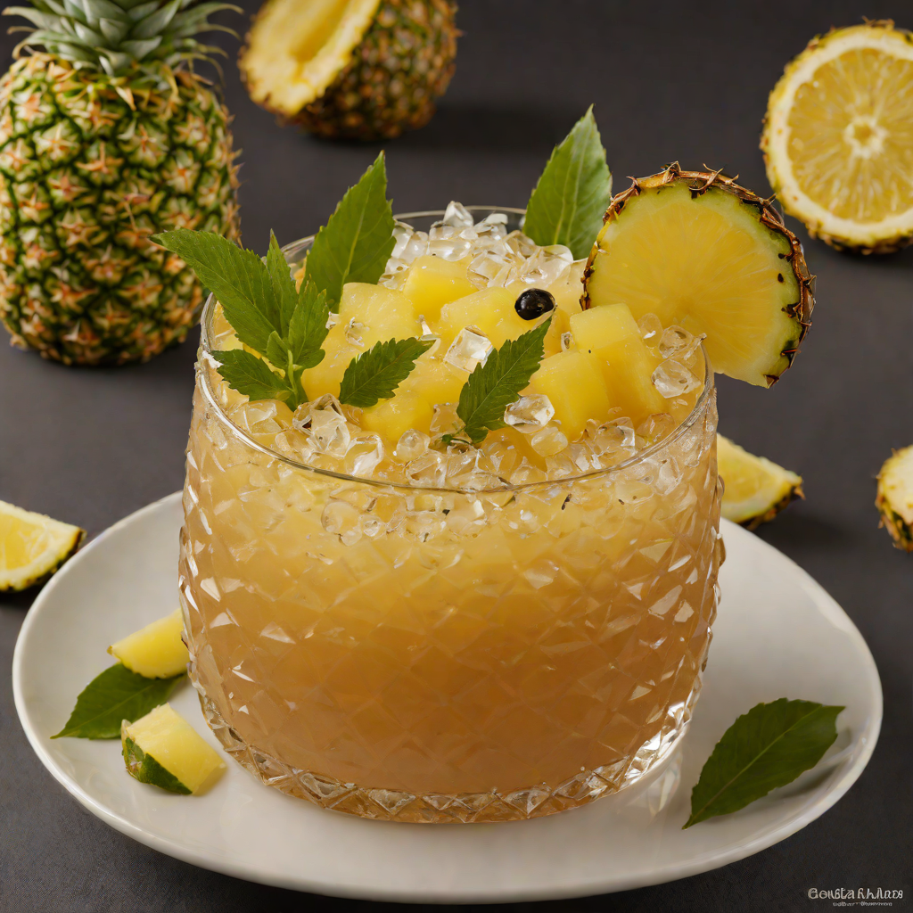 Dark Rum Pineapple Tiki Smash
