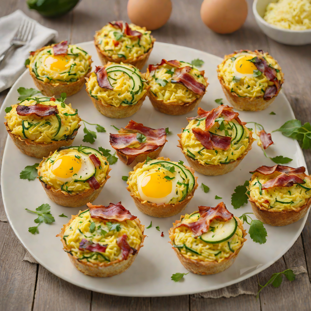 Zucchini and Bacon Egg Muffins