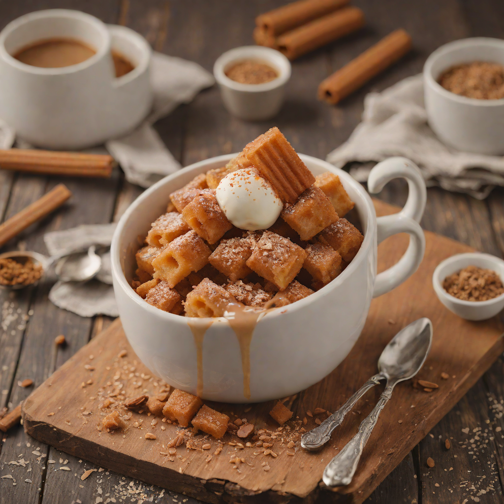 Quick Spiced Churro Mug Cake