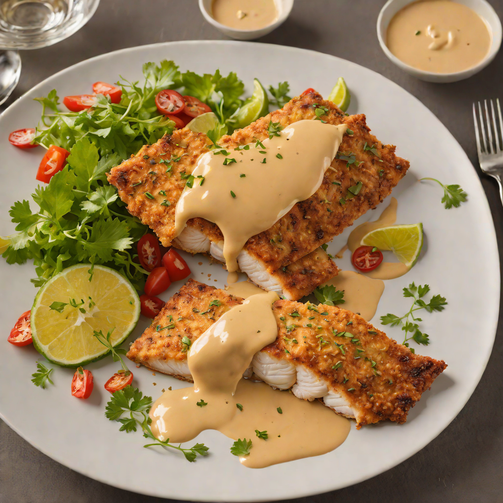 Crispy Pan-Seared Catfish with Spicy Chipotle Aioli