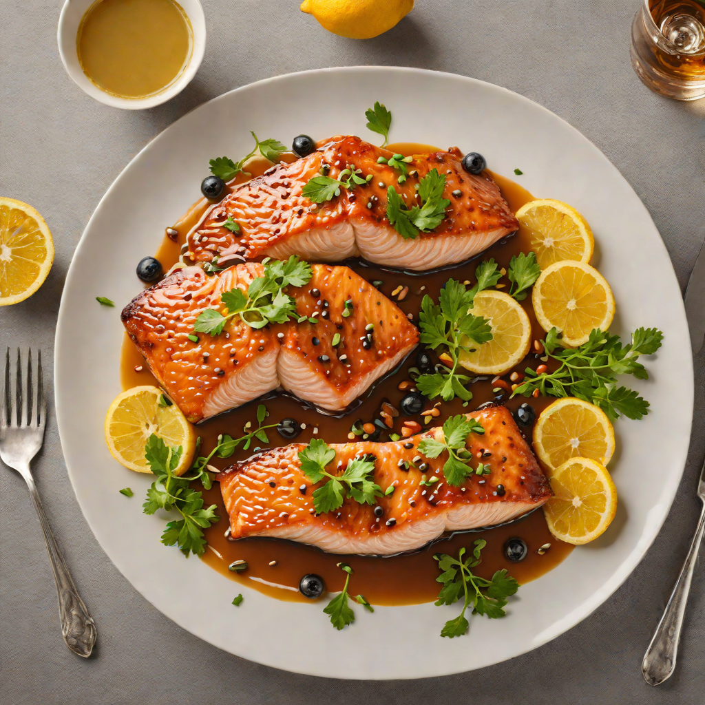 Vindicated Citrus-Soy Glazed Salmon