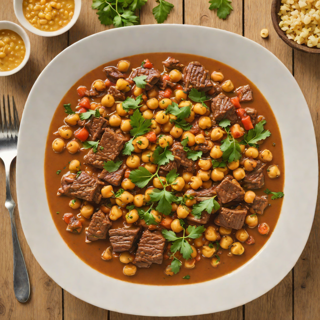 Vindicated Spiced Beef and Chickpea Stew